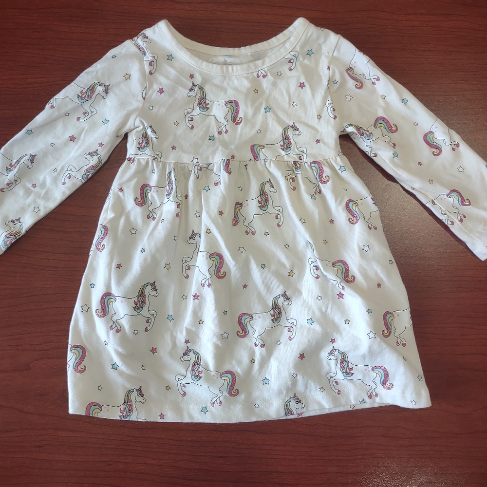 Tunic top, long sleeve size 18M